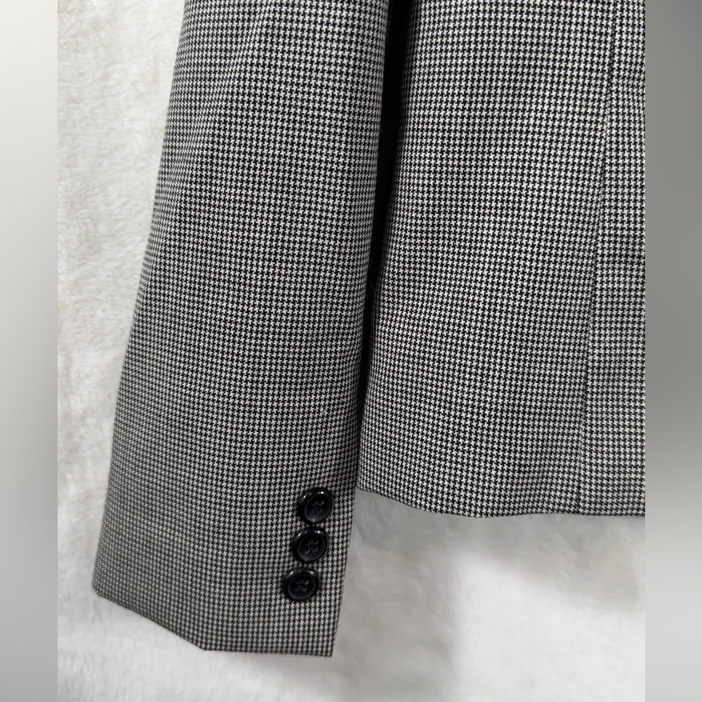 Pendleton Wool Houndstooth Blazer Women’s Size 6 Classic Career Jacket like new - Picture 3 of 9